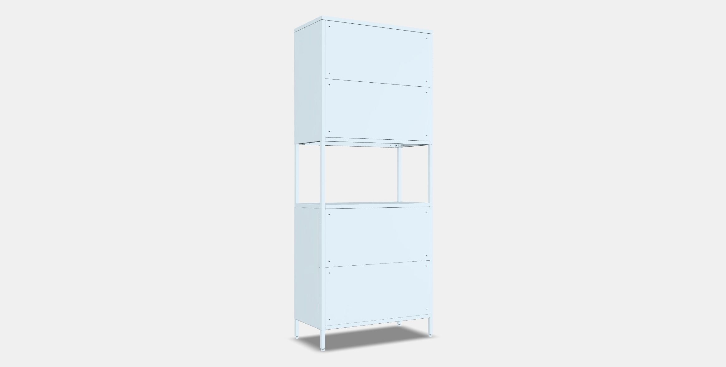 TROTTEN Cabinet with doors Low-poly 3D model_16