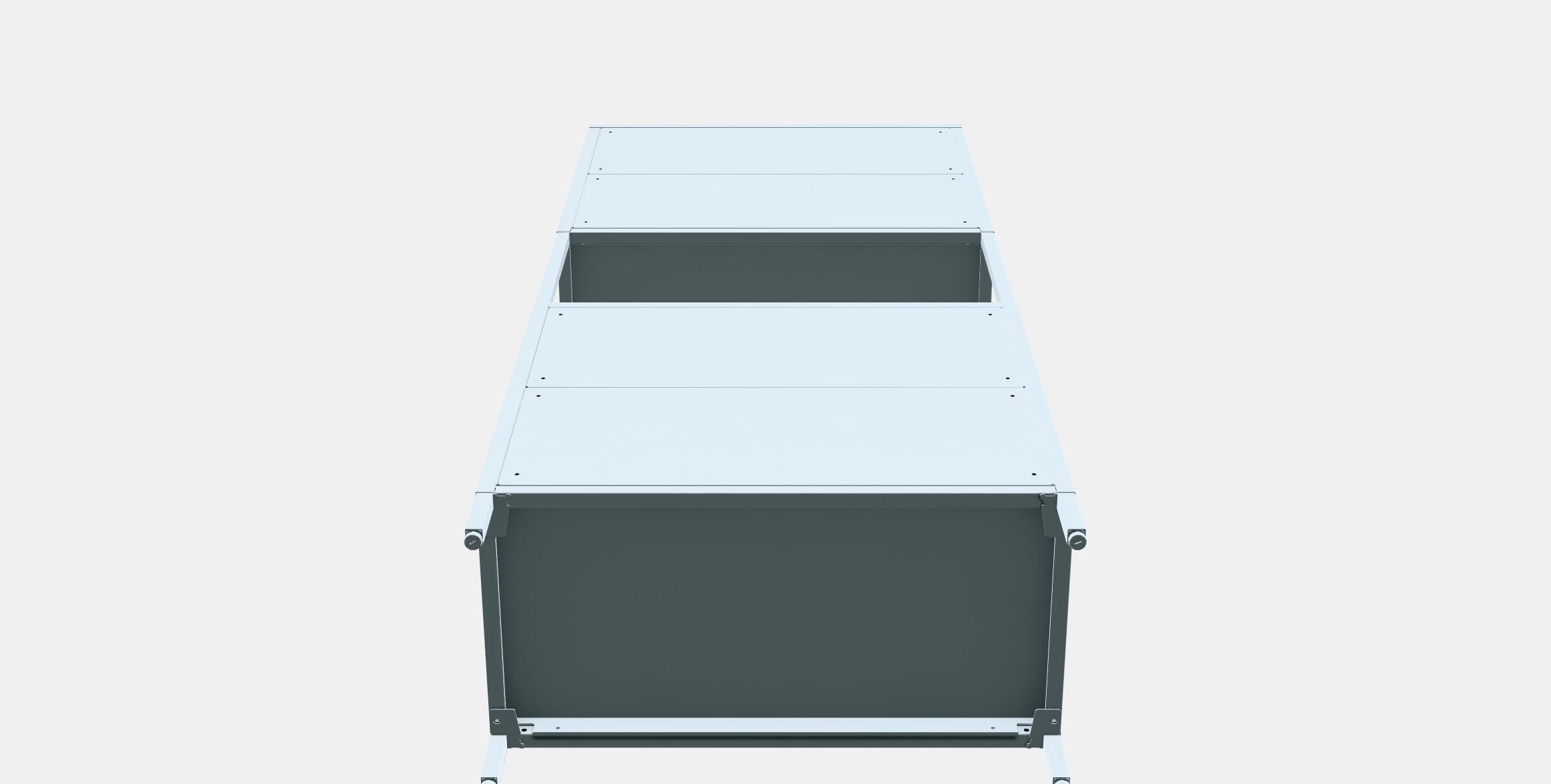 TROTTEN Cabinet with doors Low-poly 3D model_8