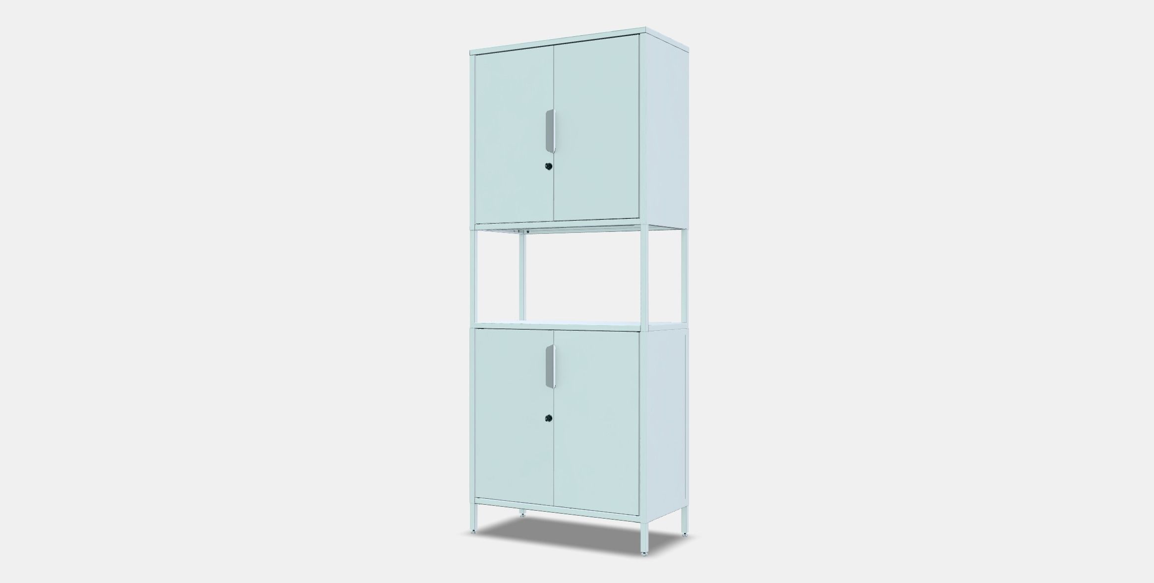 TROTTEN Cabinet with doors Low-poly 3D model_12