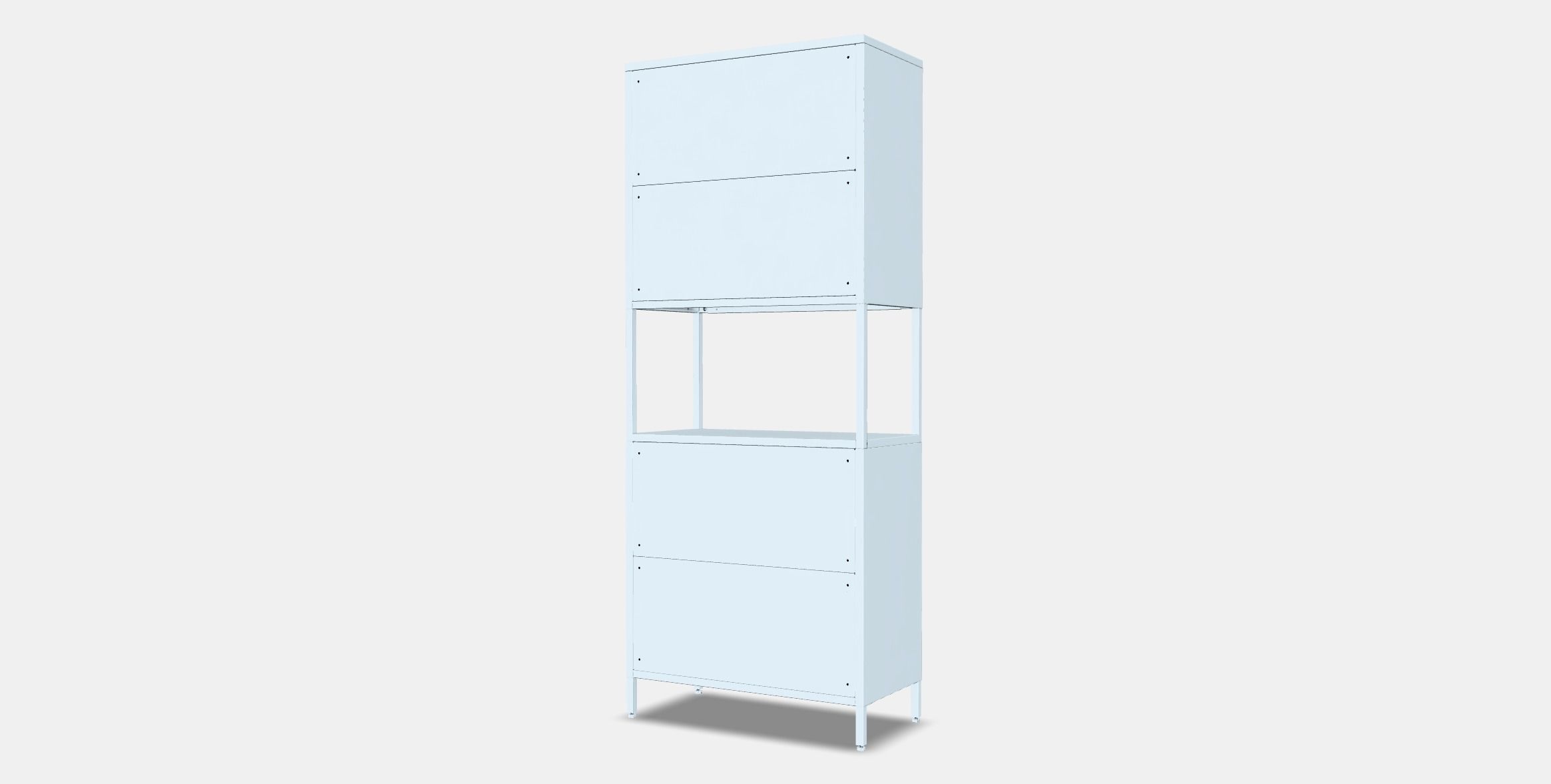 TROTTEN Cabinet with doors Low-poly 3D model_5
