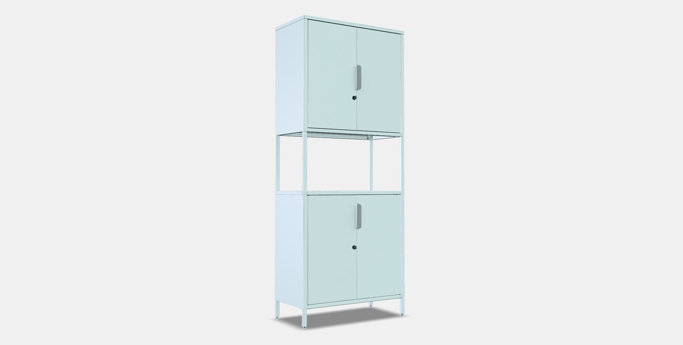 TROTTEN Cabinet with doors Low-poly 3D model_3