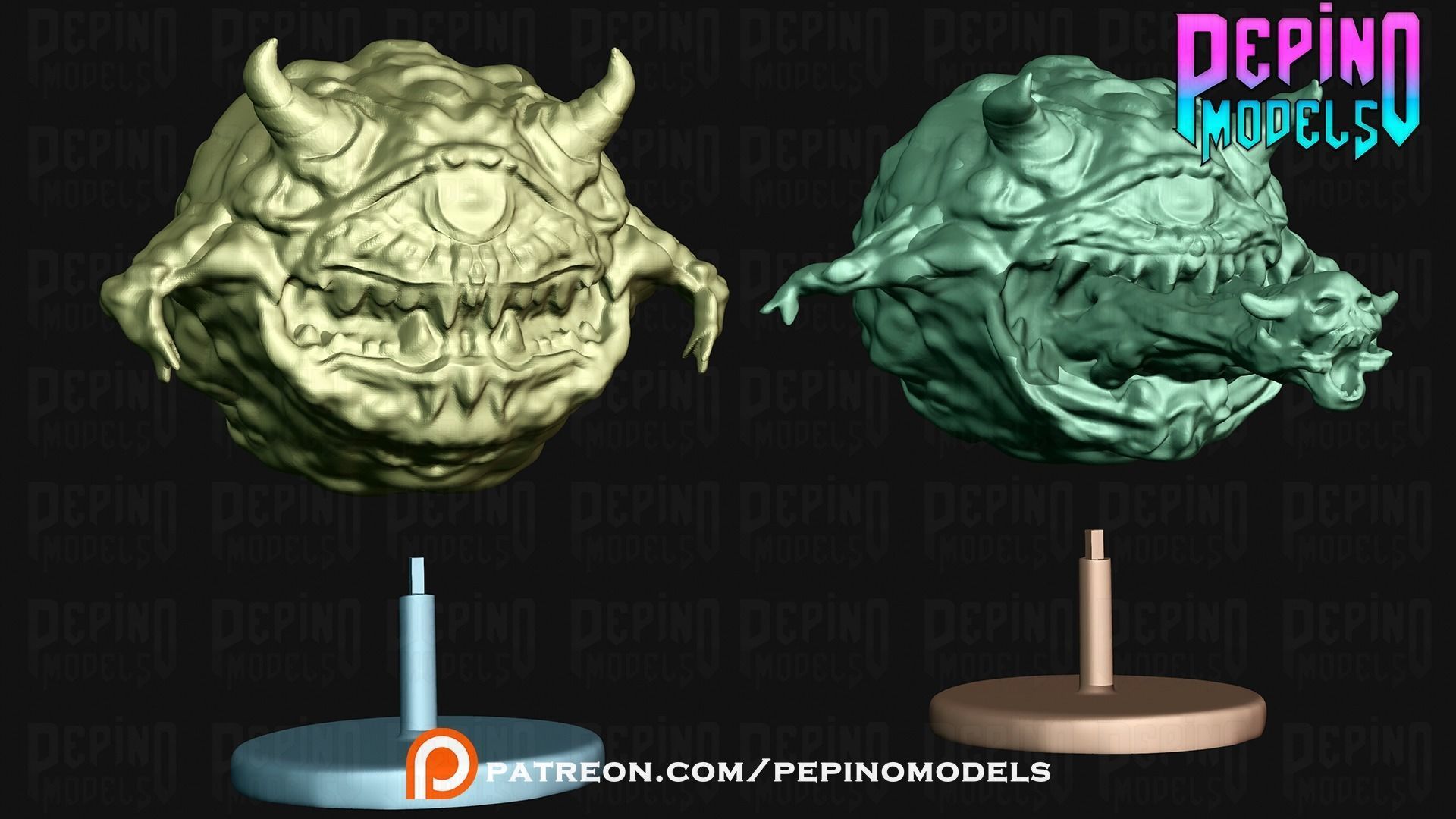 Pain Elemental from Doom classic - 30mm miniature 3D print model 3D print model_3
