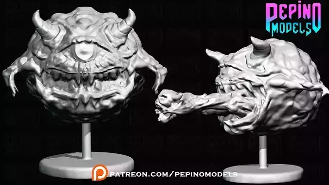 Pain Elemental from Doom classic - 30mm miniature 3D print model 3D print model