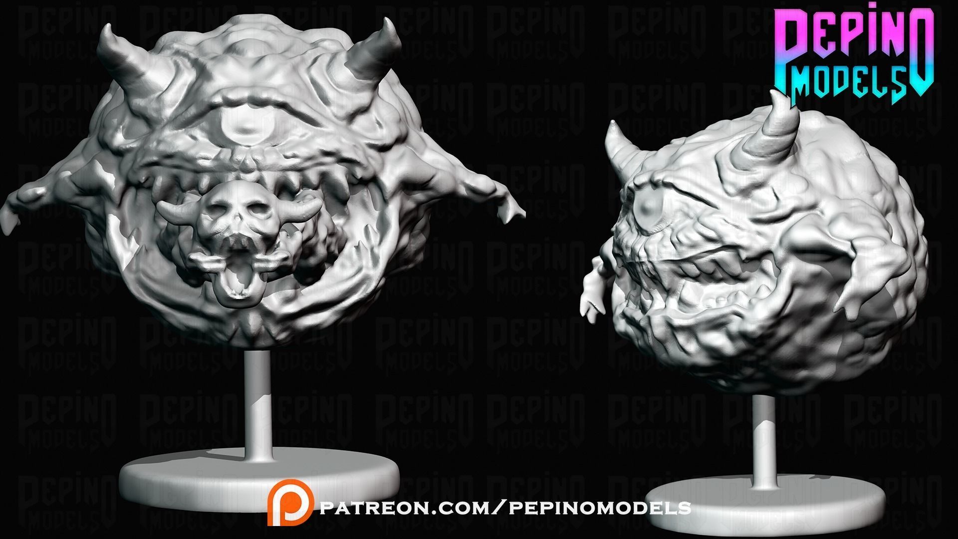 Pain Elemental from Doom classic - 30mm miniature 3D print model 3D print model_1