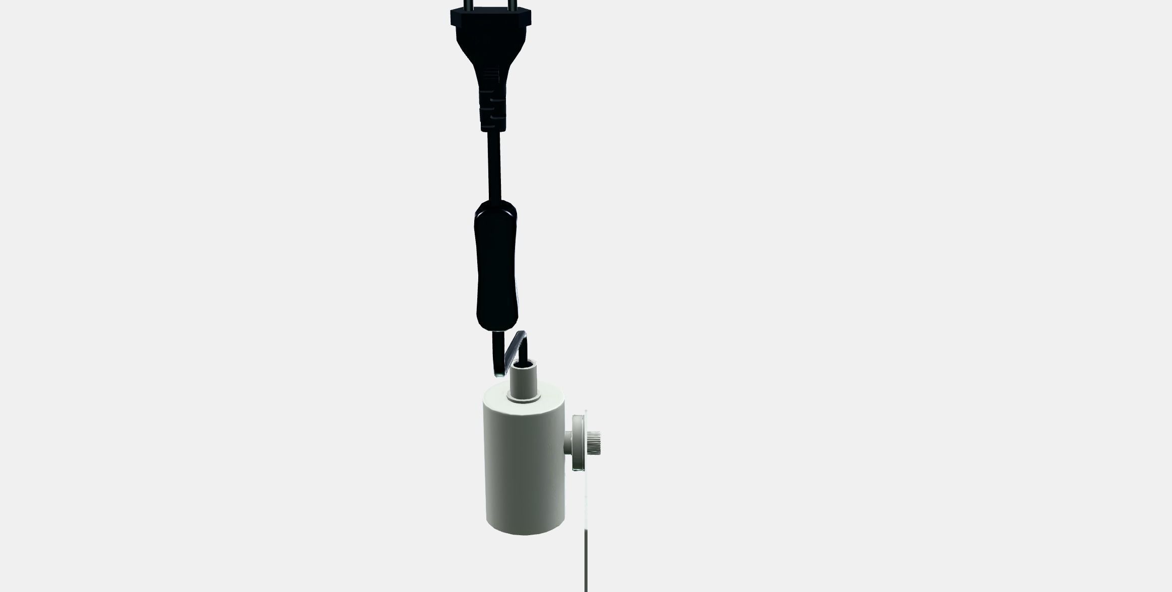 FLOTTILJ Desk lamp Low-poly 3D model_8