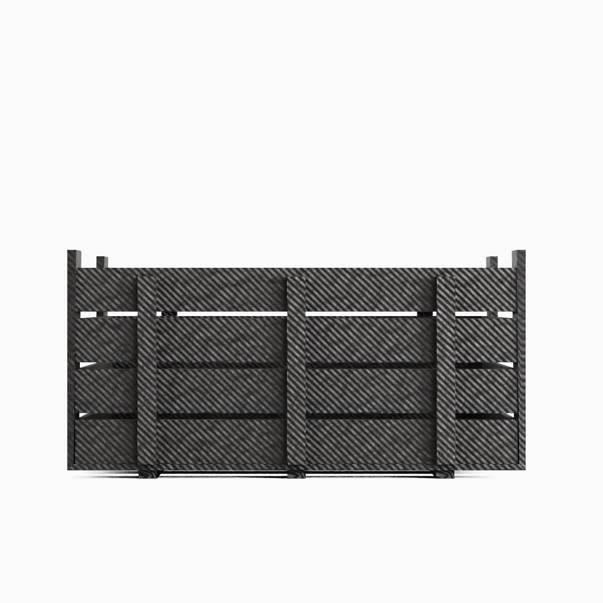 Plastic Crate 02 Low-poly 3D model_1