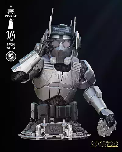 STAR WARS Tech Bust Tested for 3D Printing 3D 3D print model
