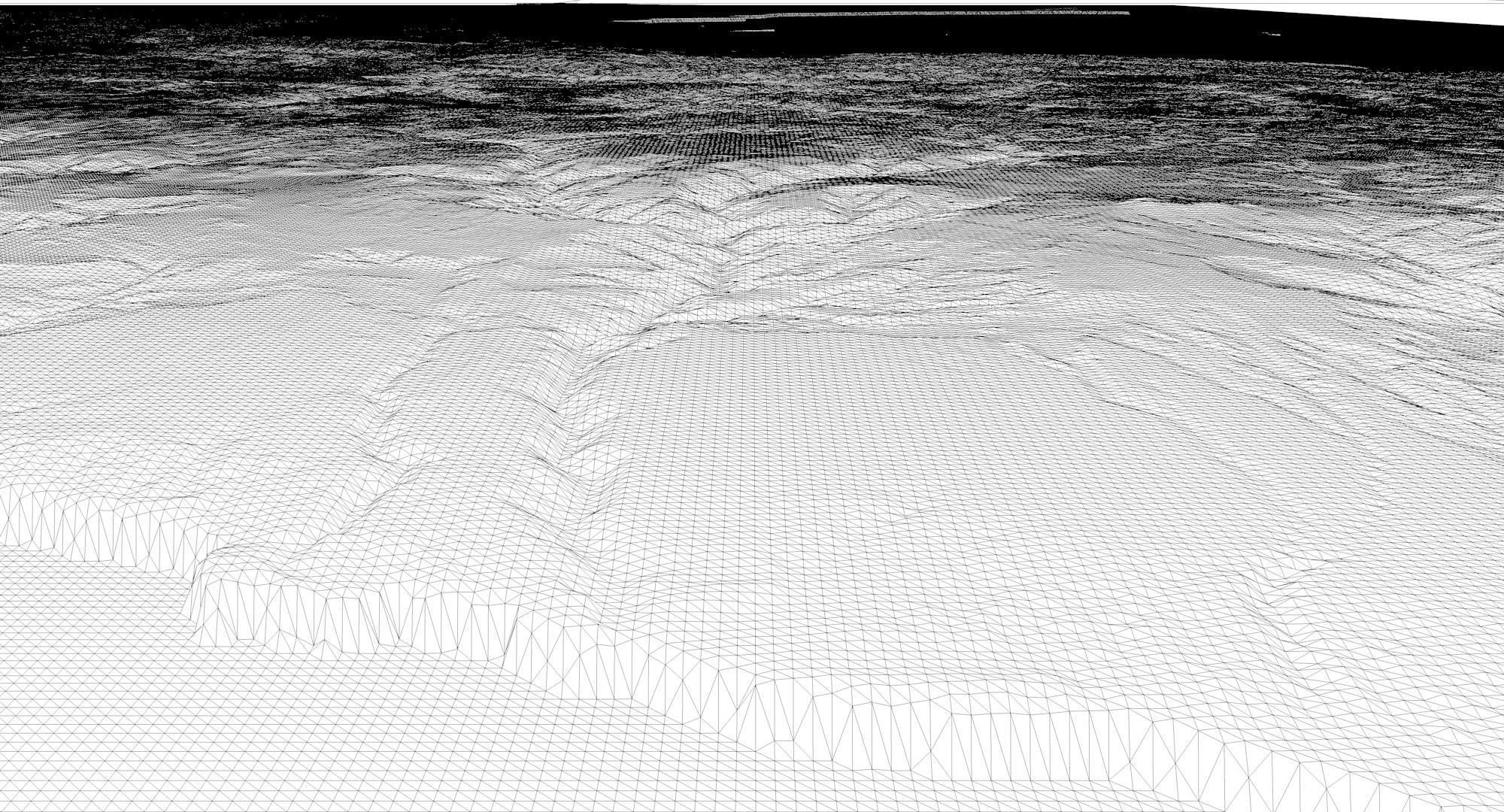 Peru Terrain 3D Map 3D model_13