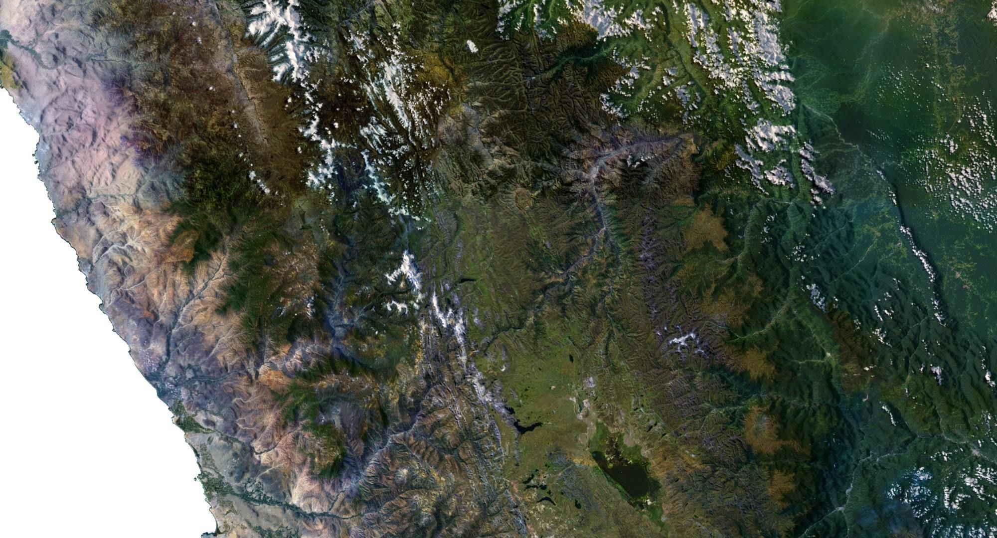 Peru Terrain 3D Map 3D model_3