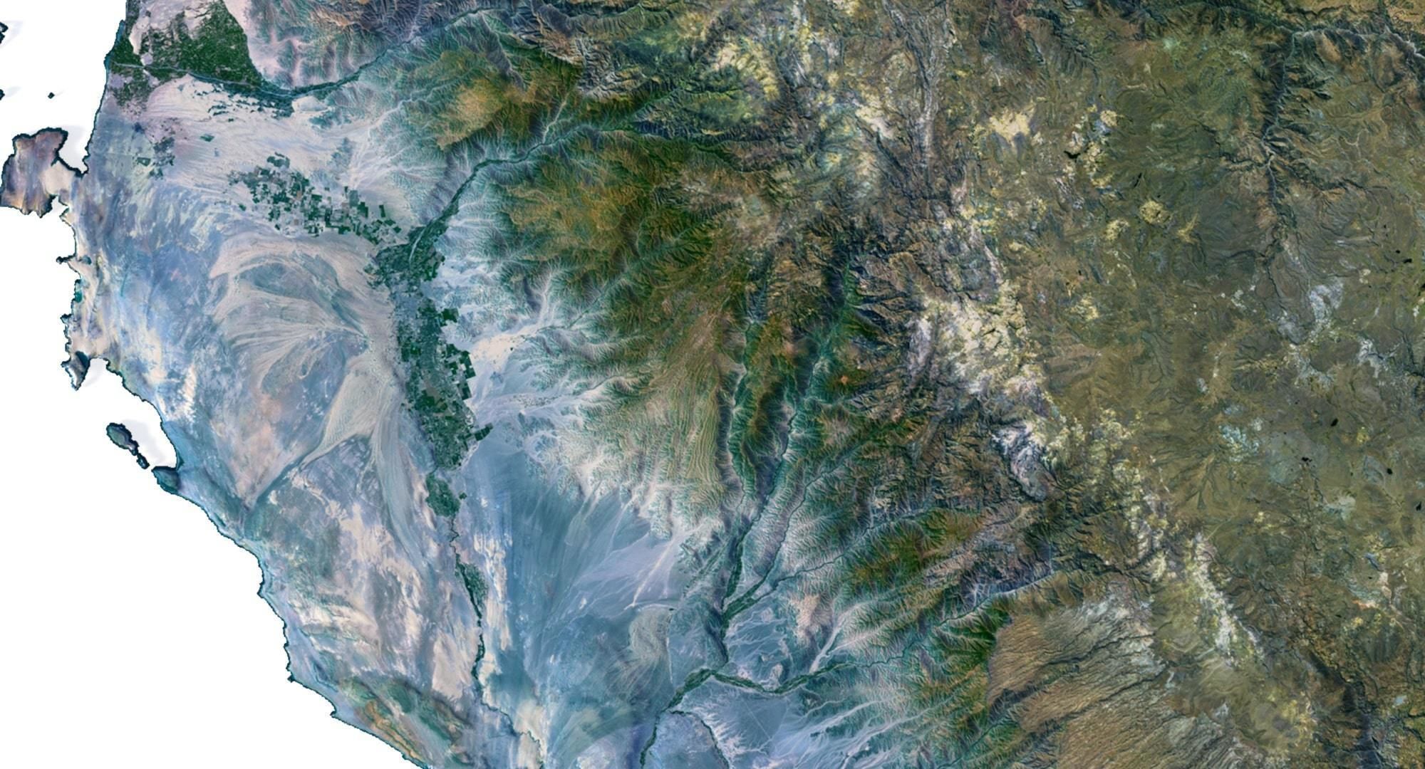 Peru Terrain 3D Map 3D model_4