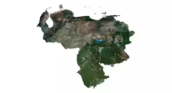 Venezuela Terrain 3D Map