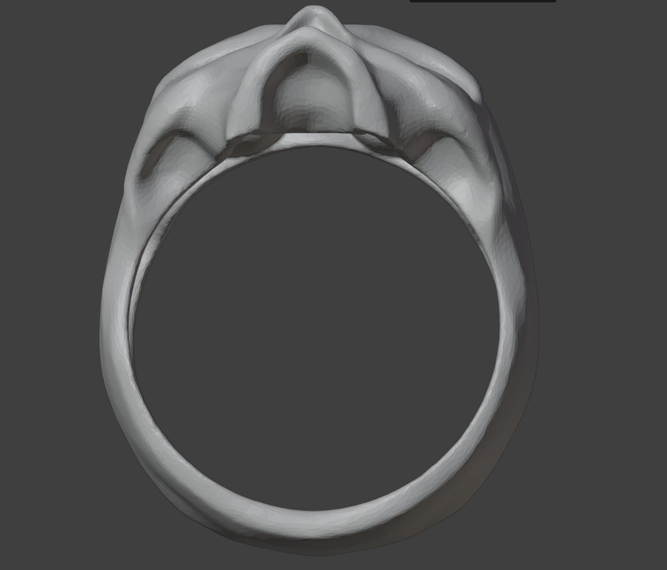 3D Printable Skull Ring for Jewelry 3D print model 3D print model_4
