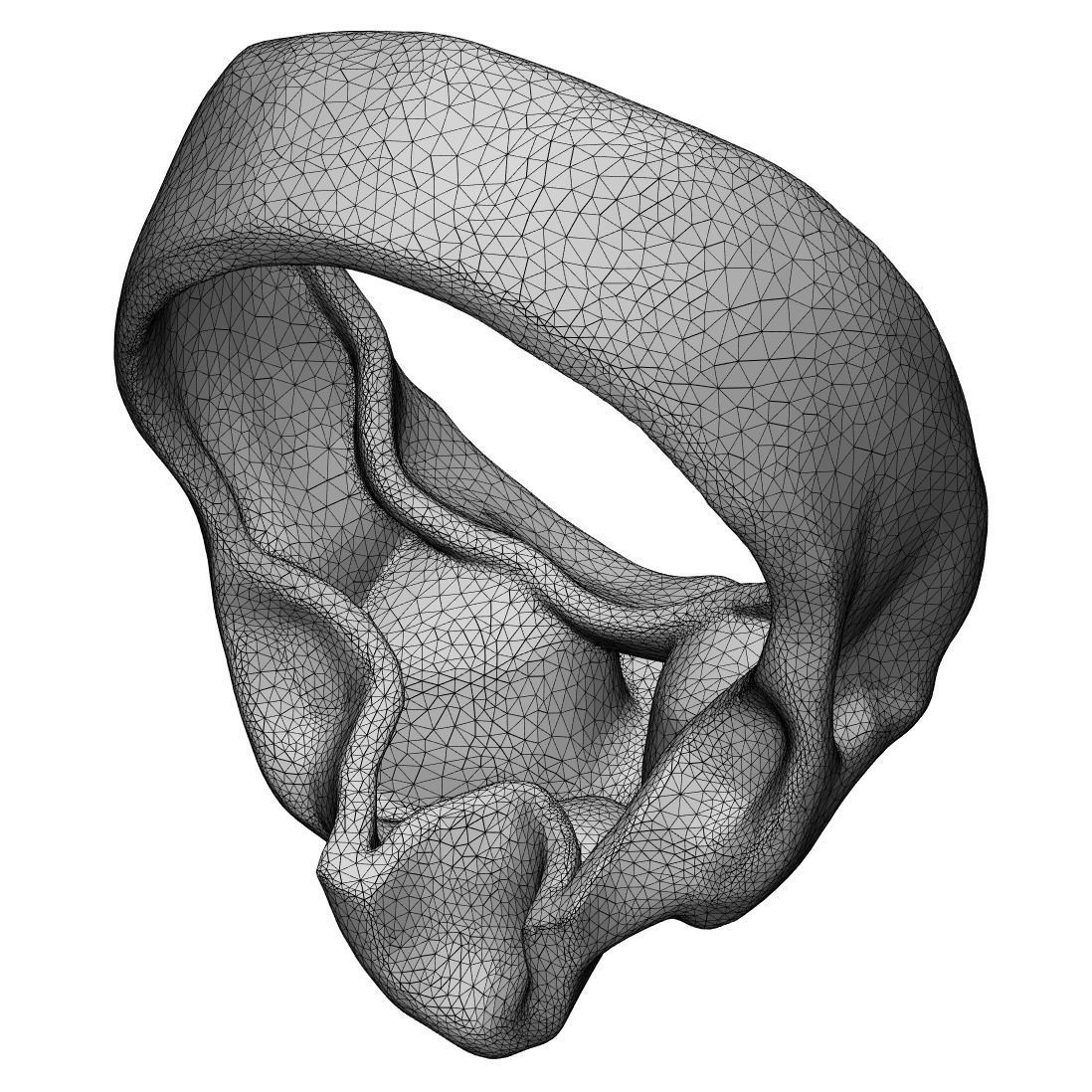 3D Printable Skull Ring for Jewelry 3D print model 3D print model_2