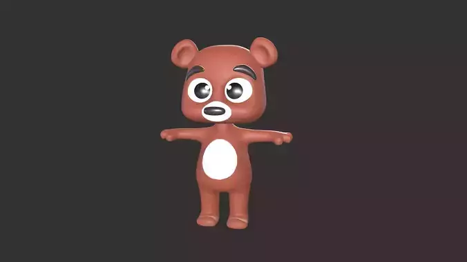 Cartoon 001 Character Bear Cute 