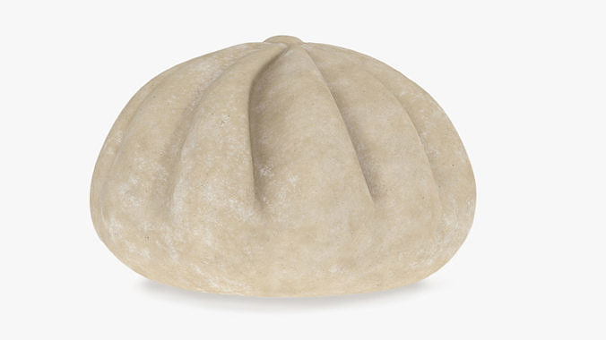 Asian Dumpling Raw 3D model 5