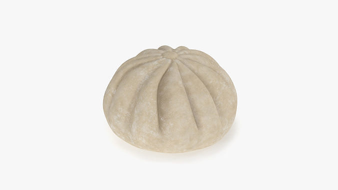 Asian Dumpling Raw 3D model 4