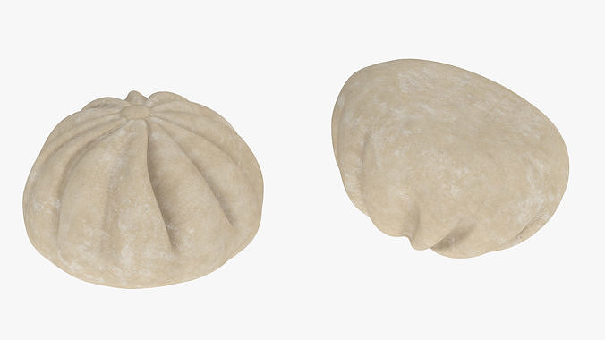 Asian Dumpling Raw 3D model 7