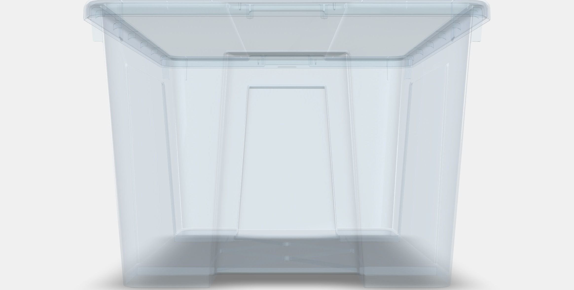 SAMLA Box with lid 2 Low-poly 3D model_11