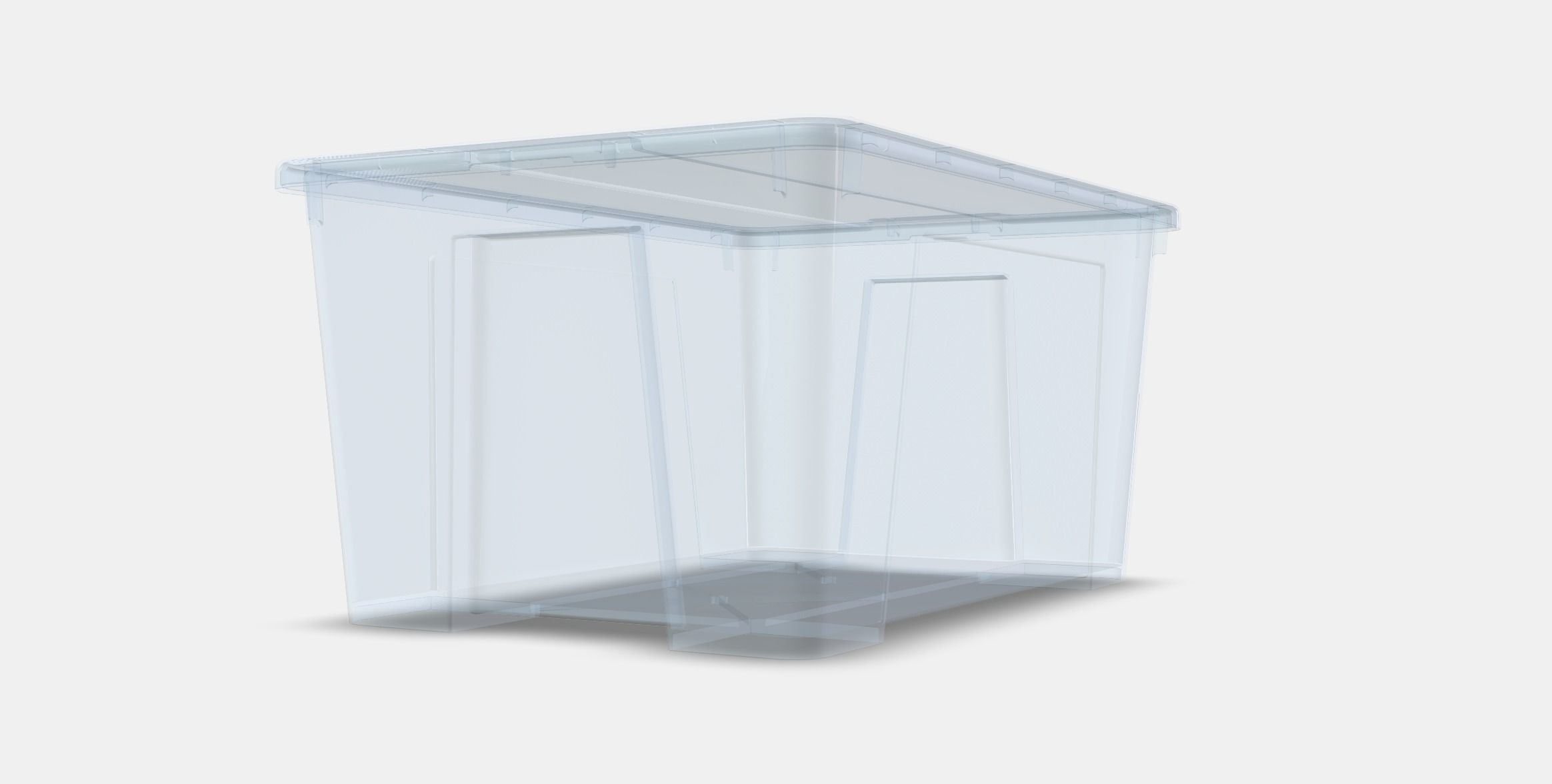 SAMLA Box with lid 2 Low-poly 3D model_13