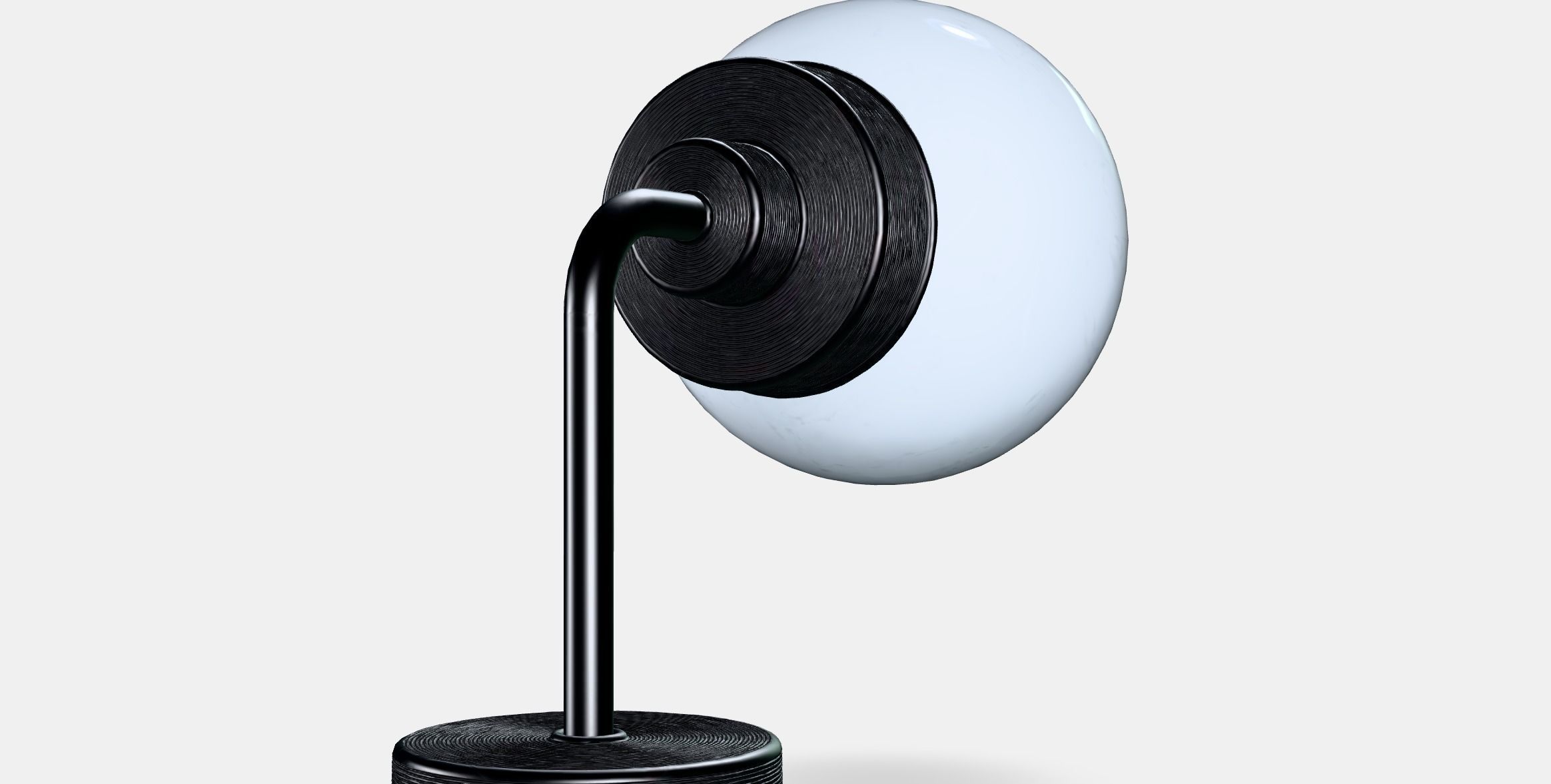 FRIHULT Wall lamp 1 Low-poly 3D model_6