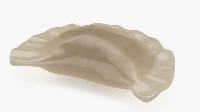 Vareniki Dumpling Cooked 3D model 5