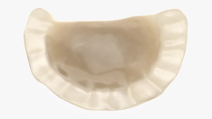 Vareniki Dumpling Cooked 3D model 6