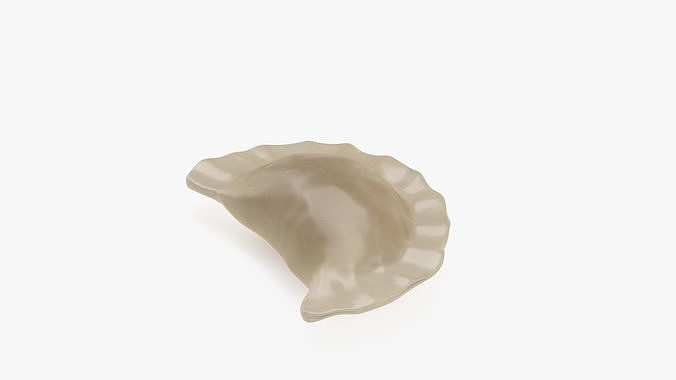 Vareniki Dumpling Cooked 3D model 4