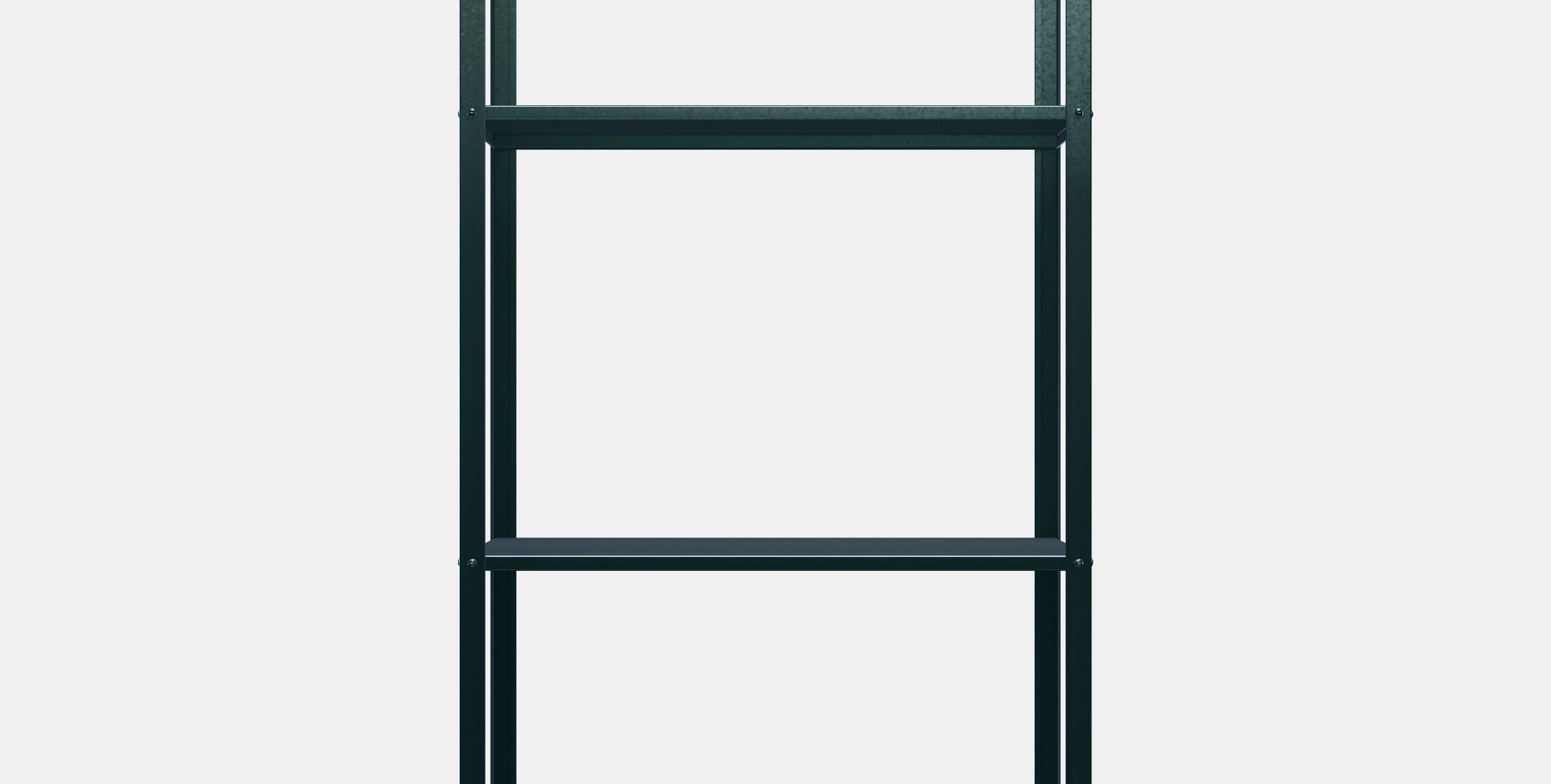 HYLLIS Shelving unit 1 Low-poly 3D model_11