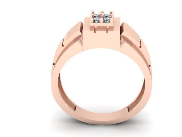 men ring 3D print model_5