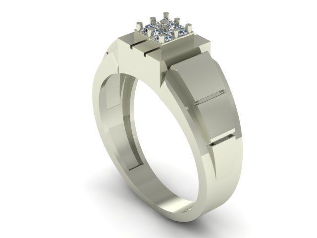 men ring 3D print model_1