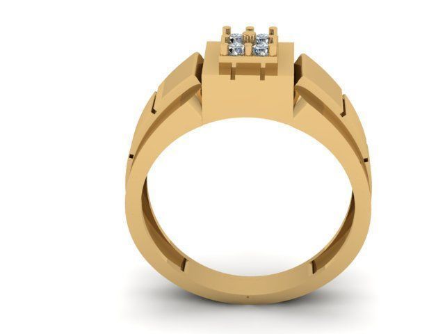men ring 3D print model_3