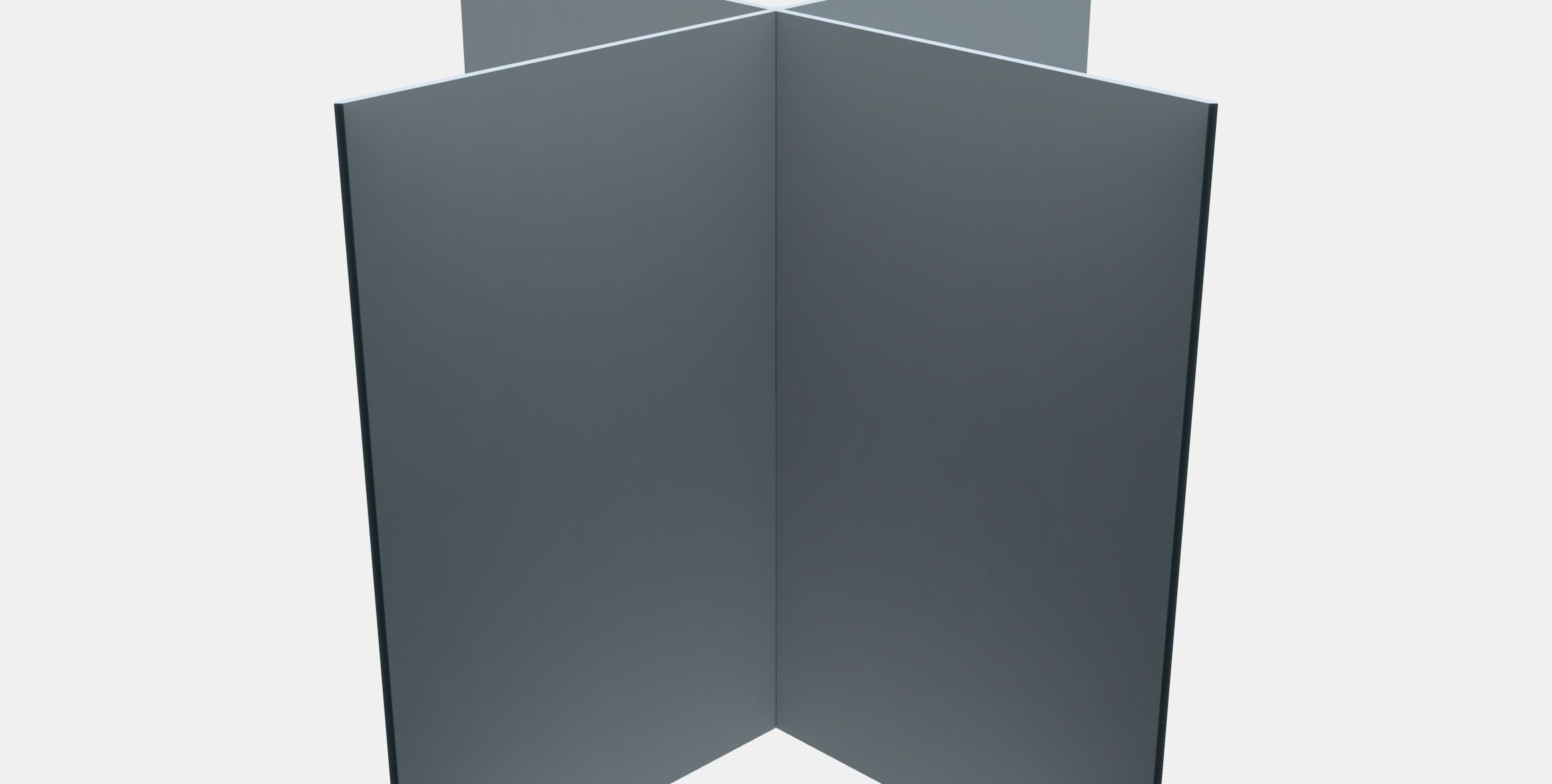 KALLAX Insert with compartments Low-poly 3D model_8