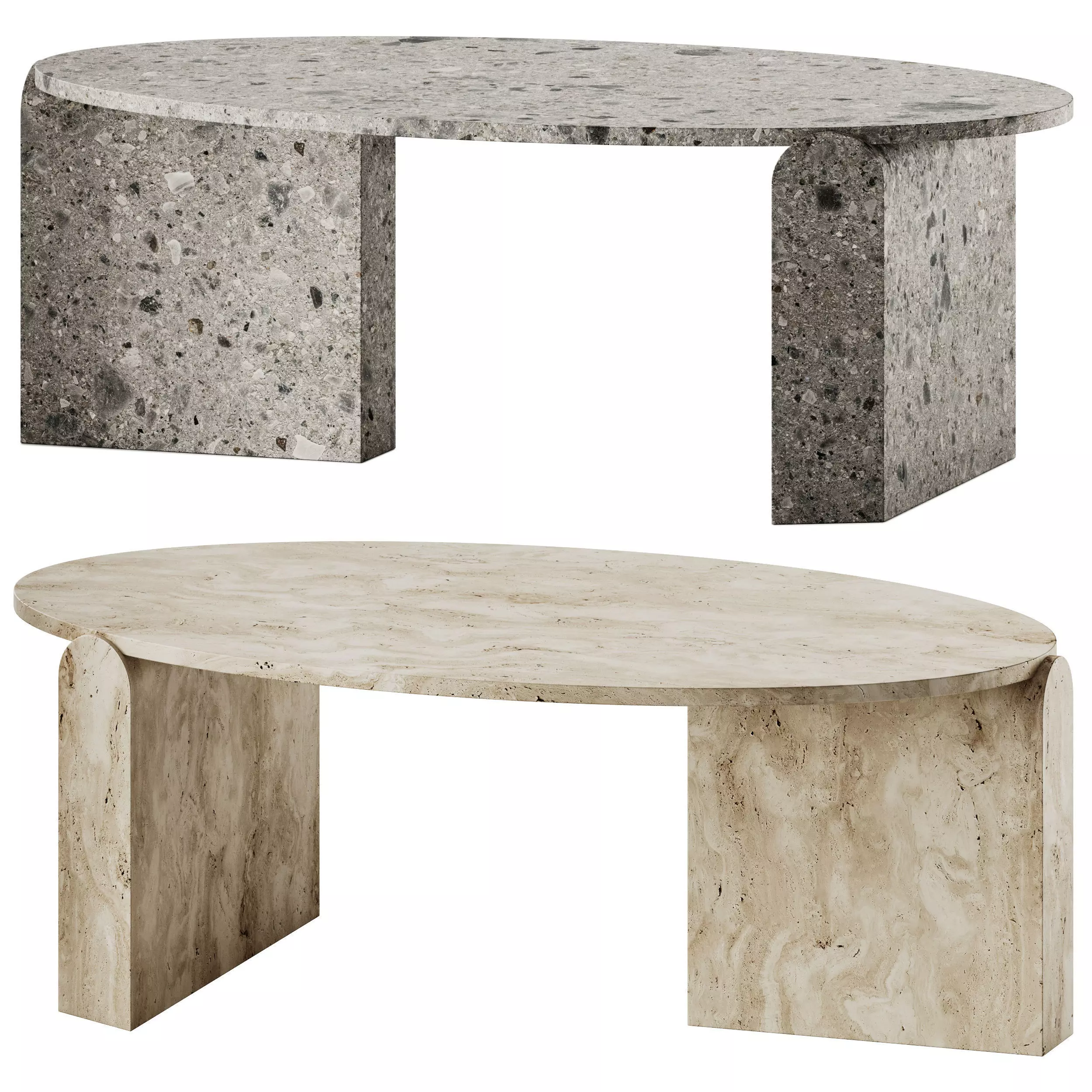 Jean Low Coffee Table by Mambo Unlimited Ideas 3D model_0