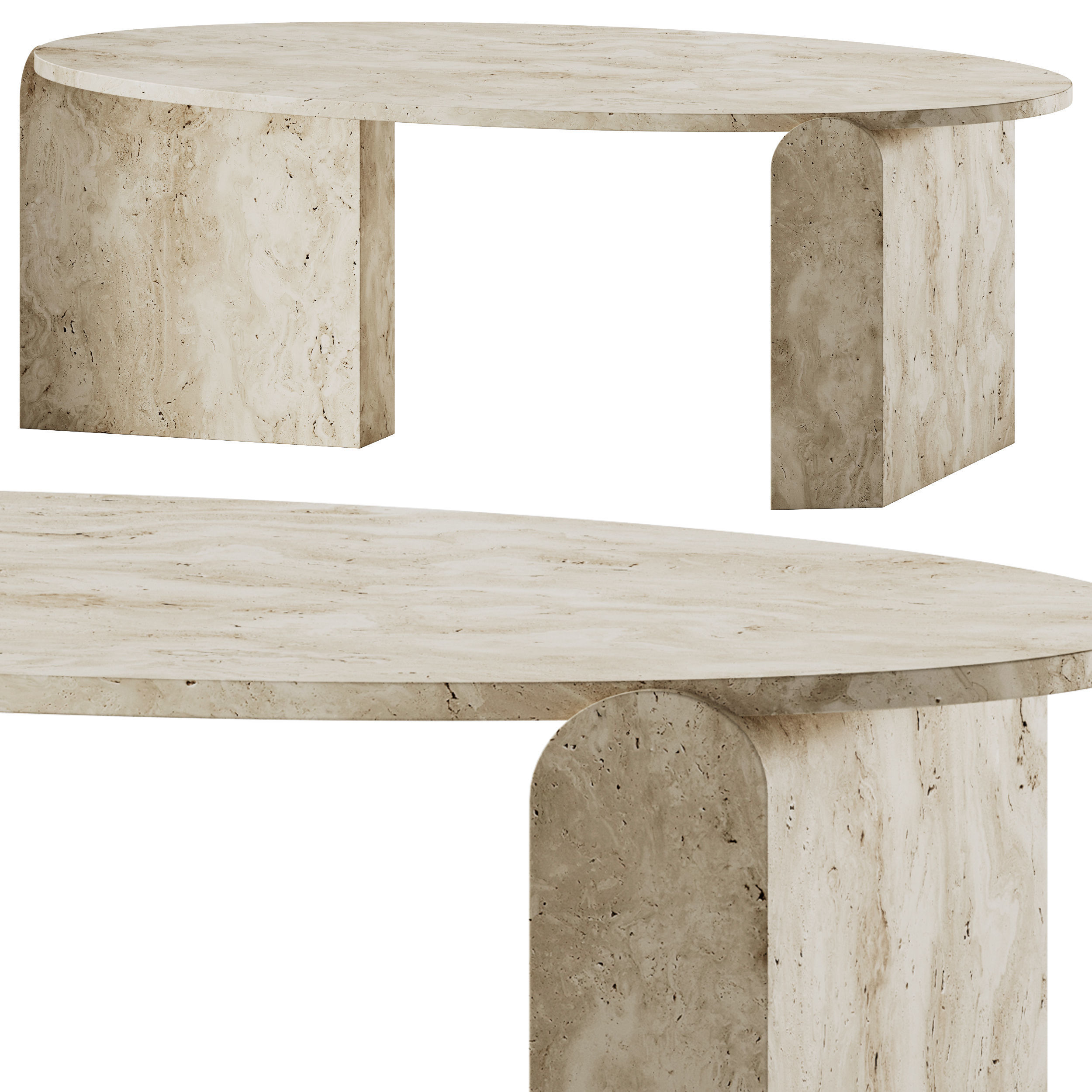 Jean Low Coffee Table by Mambo Unlimited Ideas 3D model_1