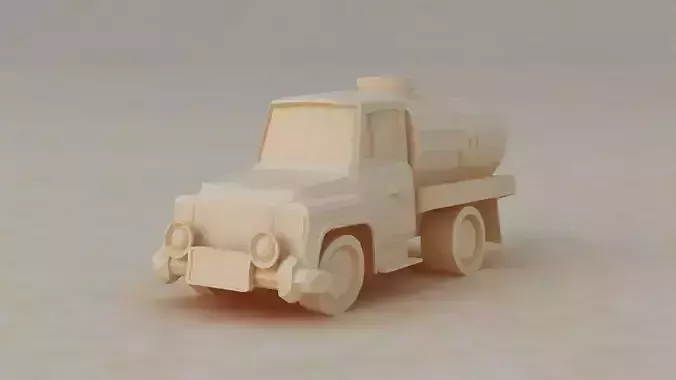 Low poy Origami car cartoon racing   toy car Truck construction