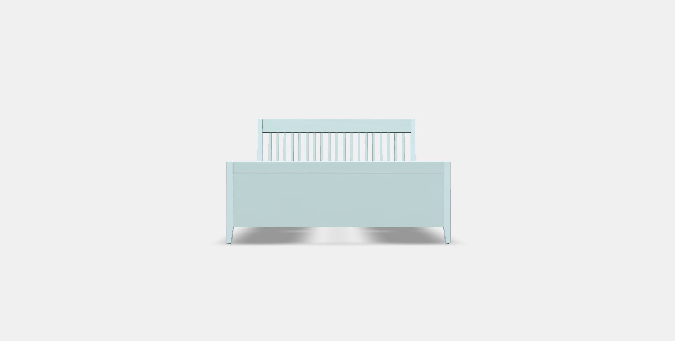 IDANAS Bed frame with drawers Low-poly 3D model_10