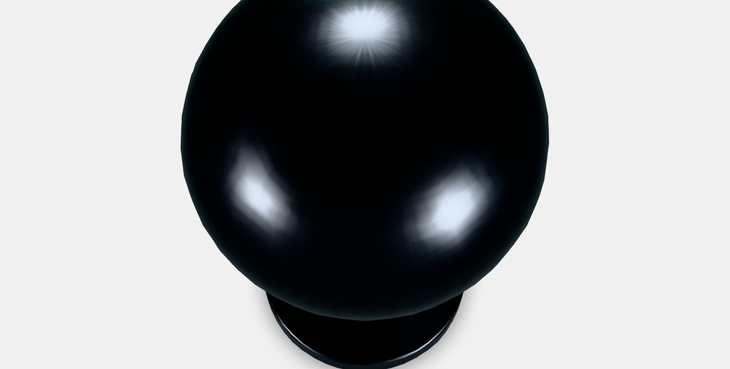 BAGGANAS Knob Low-poly 3D model_4