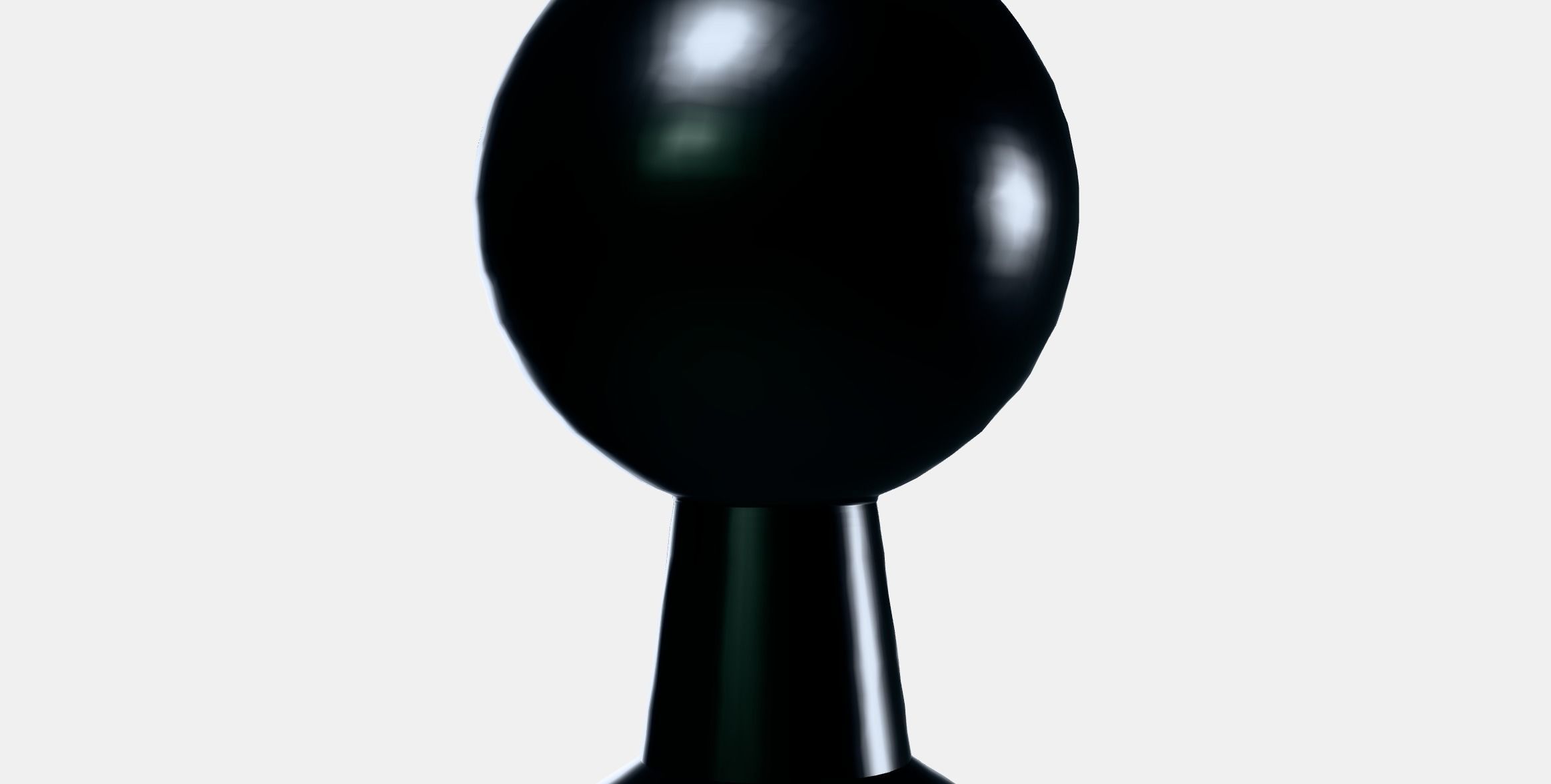 BAGGANAS Knob Low-poly 3D model_13