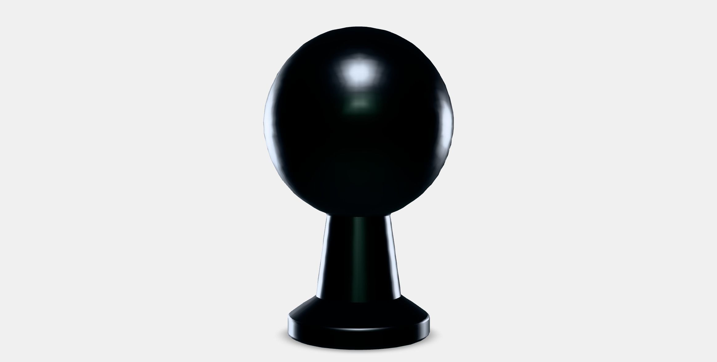 BAGGANAS Knob Low-poly 3D model_11