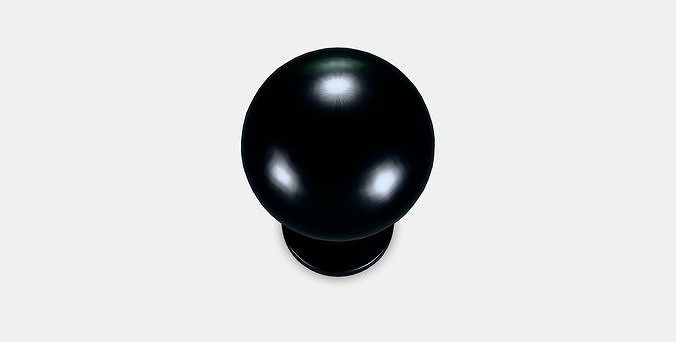 BAGGANAS Knob Low-poly 3D model