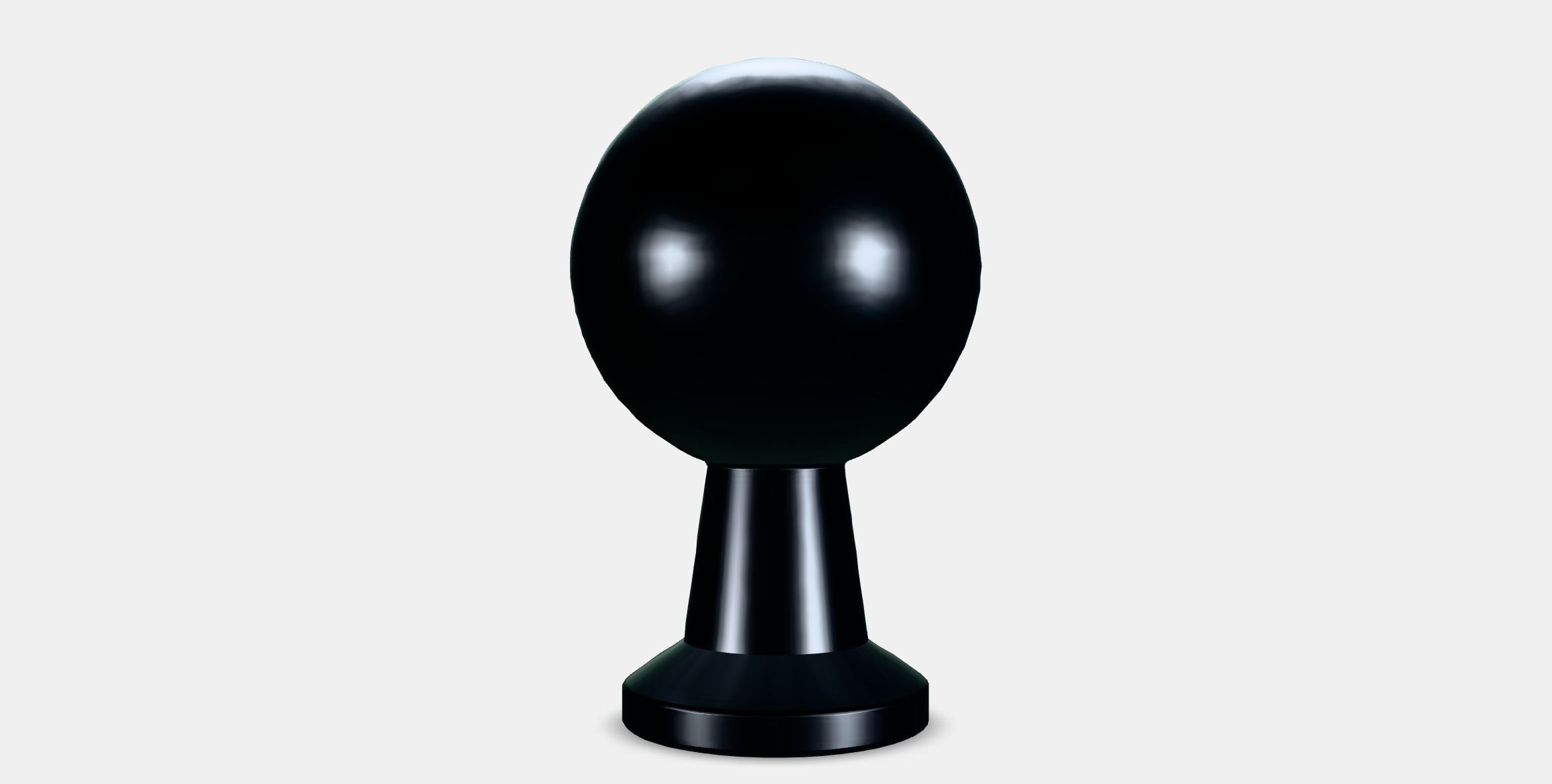 BAGGANAS Knob Low-poly 3D model_14
