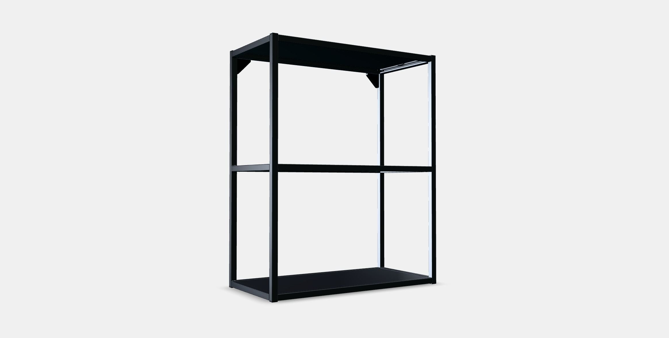 ENHET Cabinet body with shelves Low-poly 3D model_2