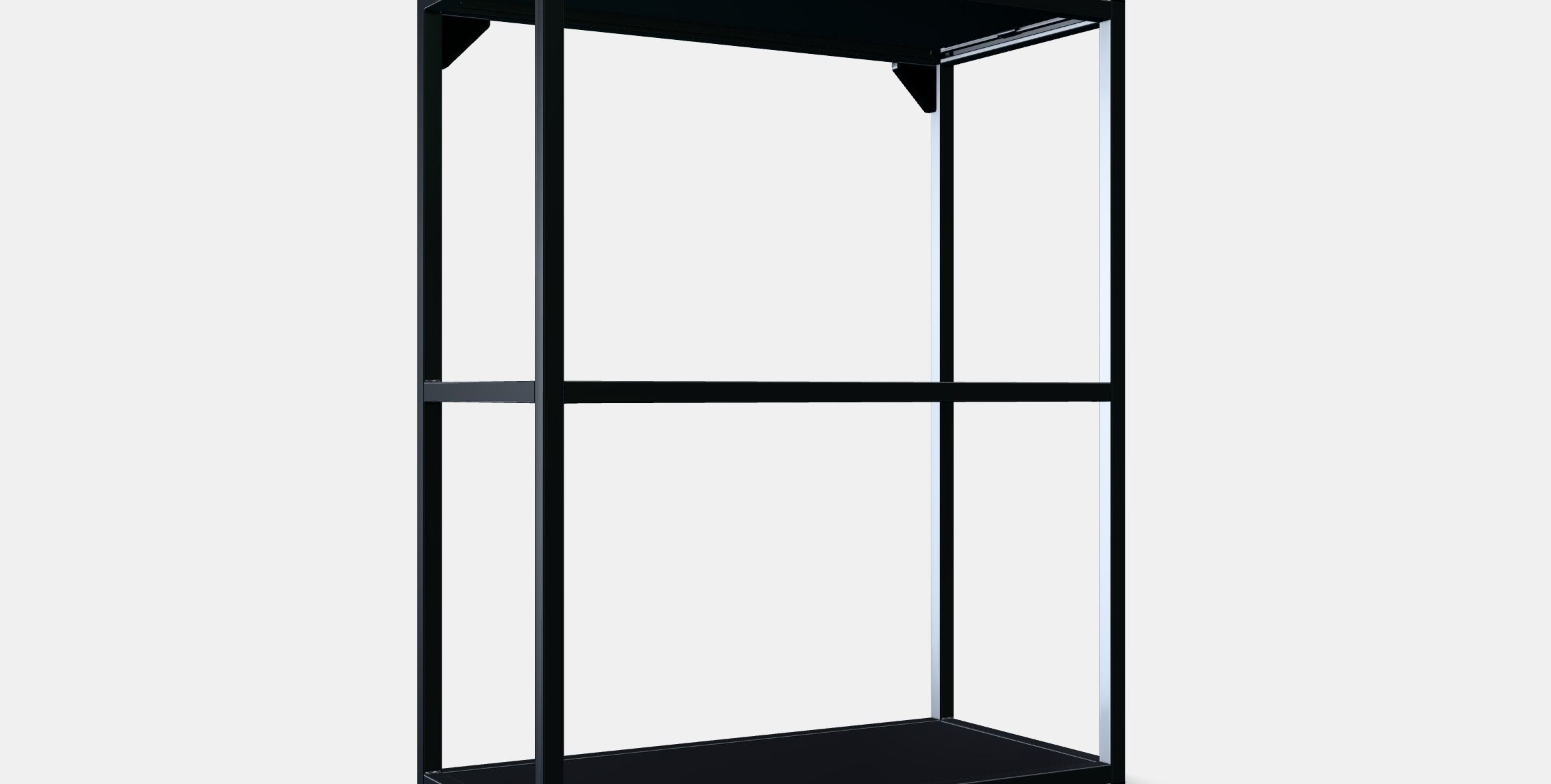 ENHET Cabinet body with shelves Low-poly 3D model_9