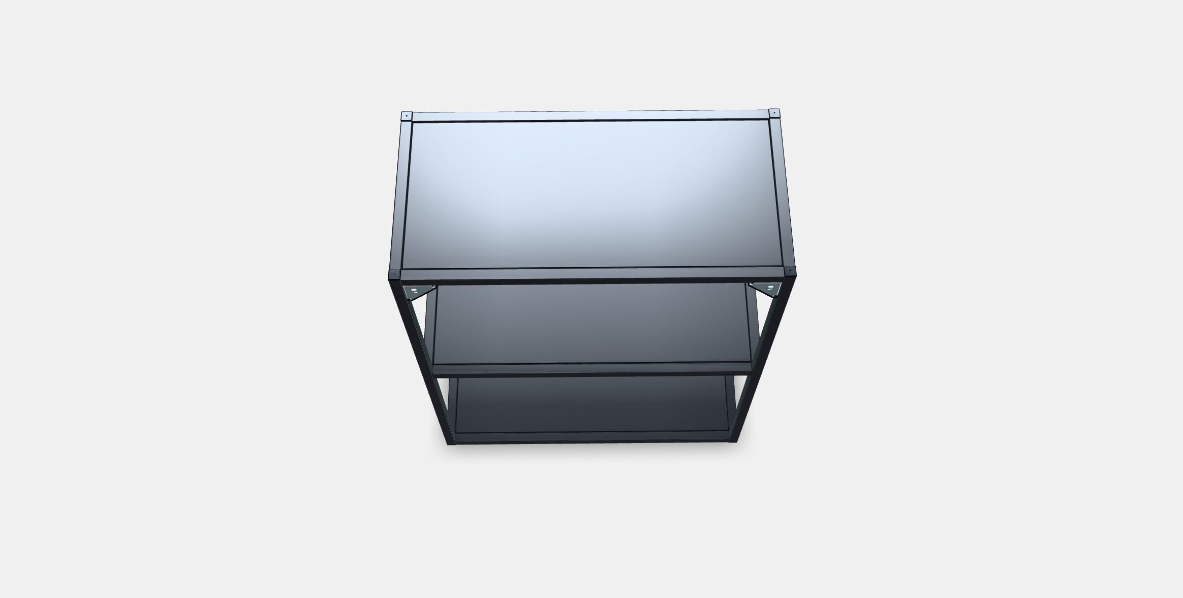 ENHET Cabinet body with shelves Low-poly 3D model_3