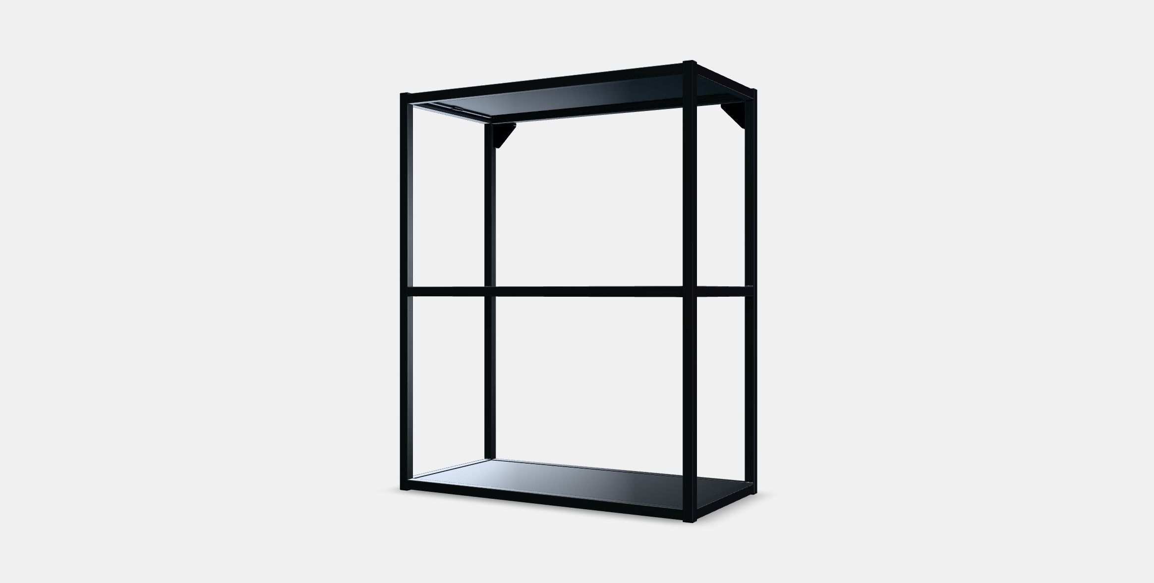 ENHET Cabinet body with shelves Low-poly 3D model_12