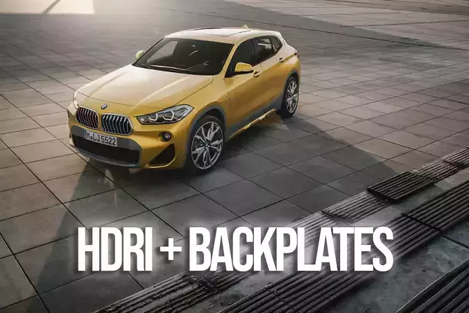 Stadium HDRi and backplates 3D model