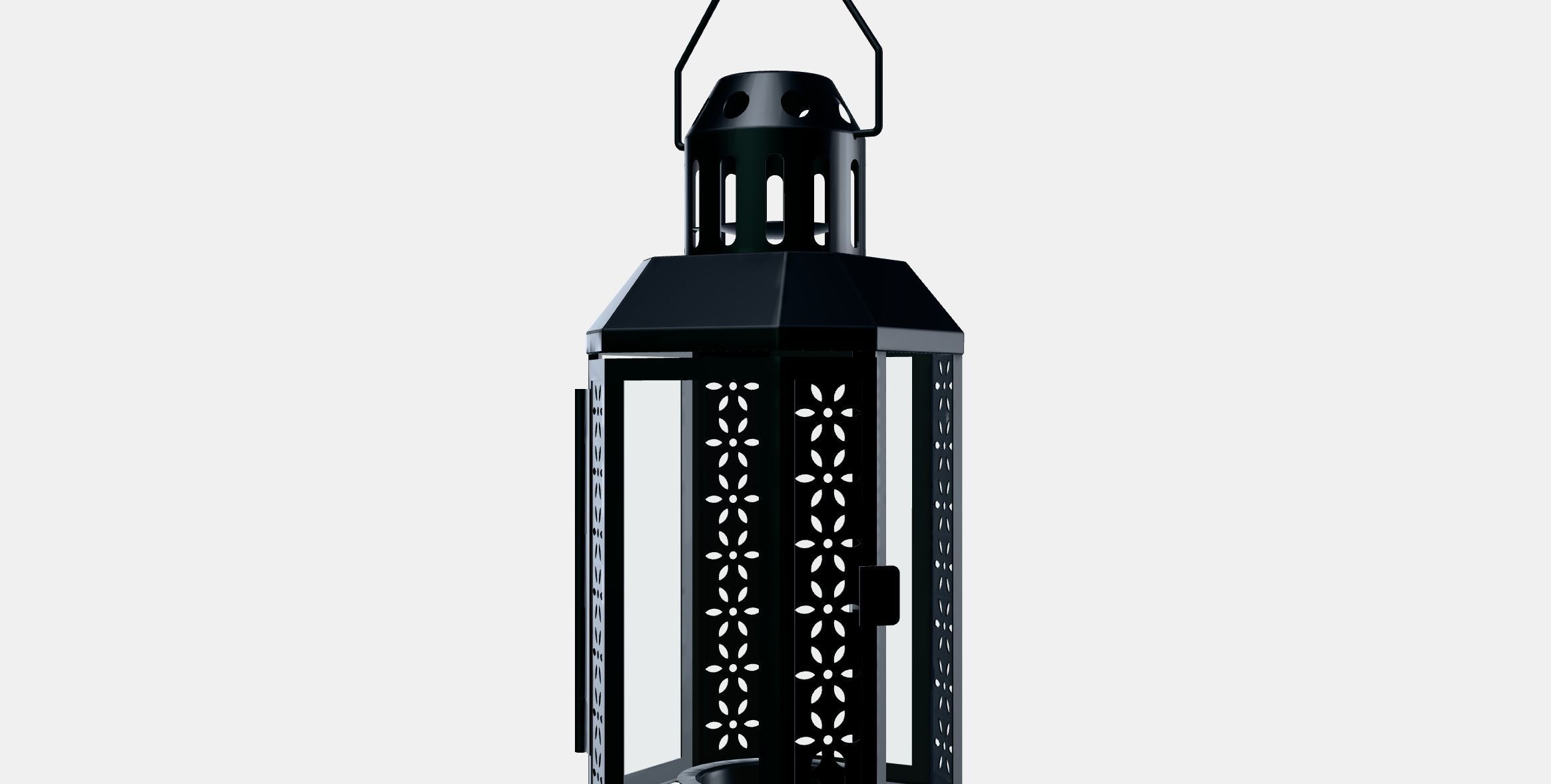 ENRUM Lantern for tealight in-outdoor Low-poly 3D model_13