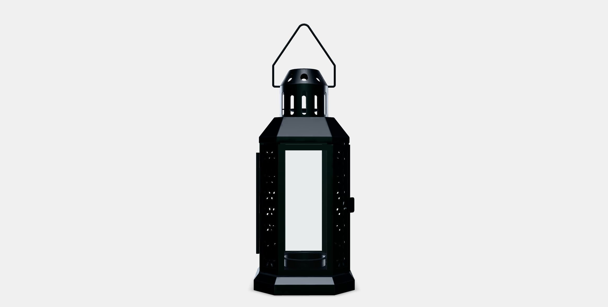 ENRUM Lantern for tealight in-outdoor Low-poly 3D model_10
