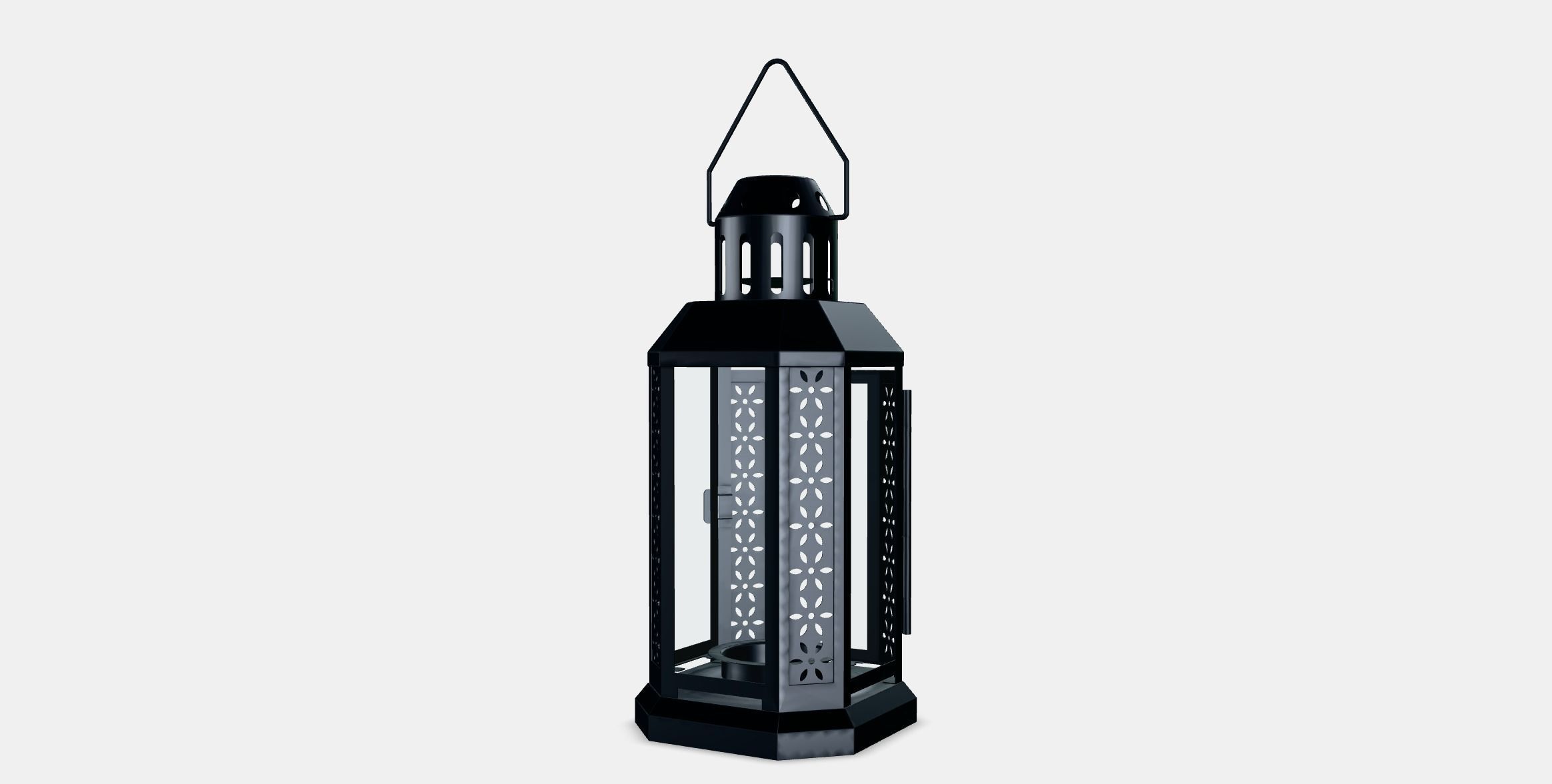 ENRUM Lantern for tealight in-outdoor Low-poly 3D model_4