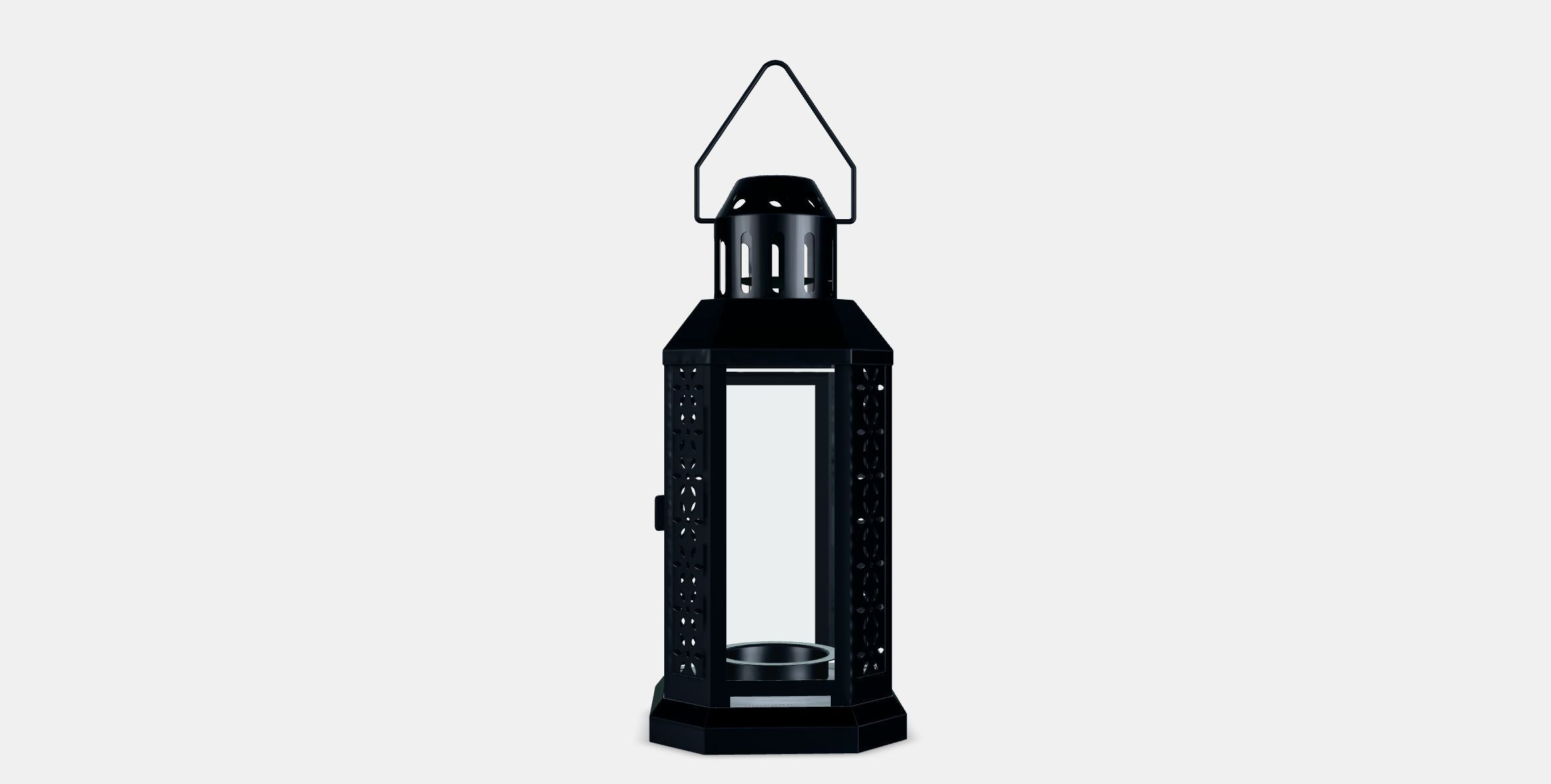 ENRUM Lantern for tealight in-outdoor Low-poly 3D model_14